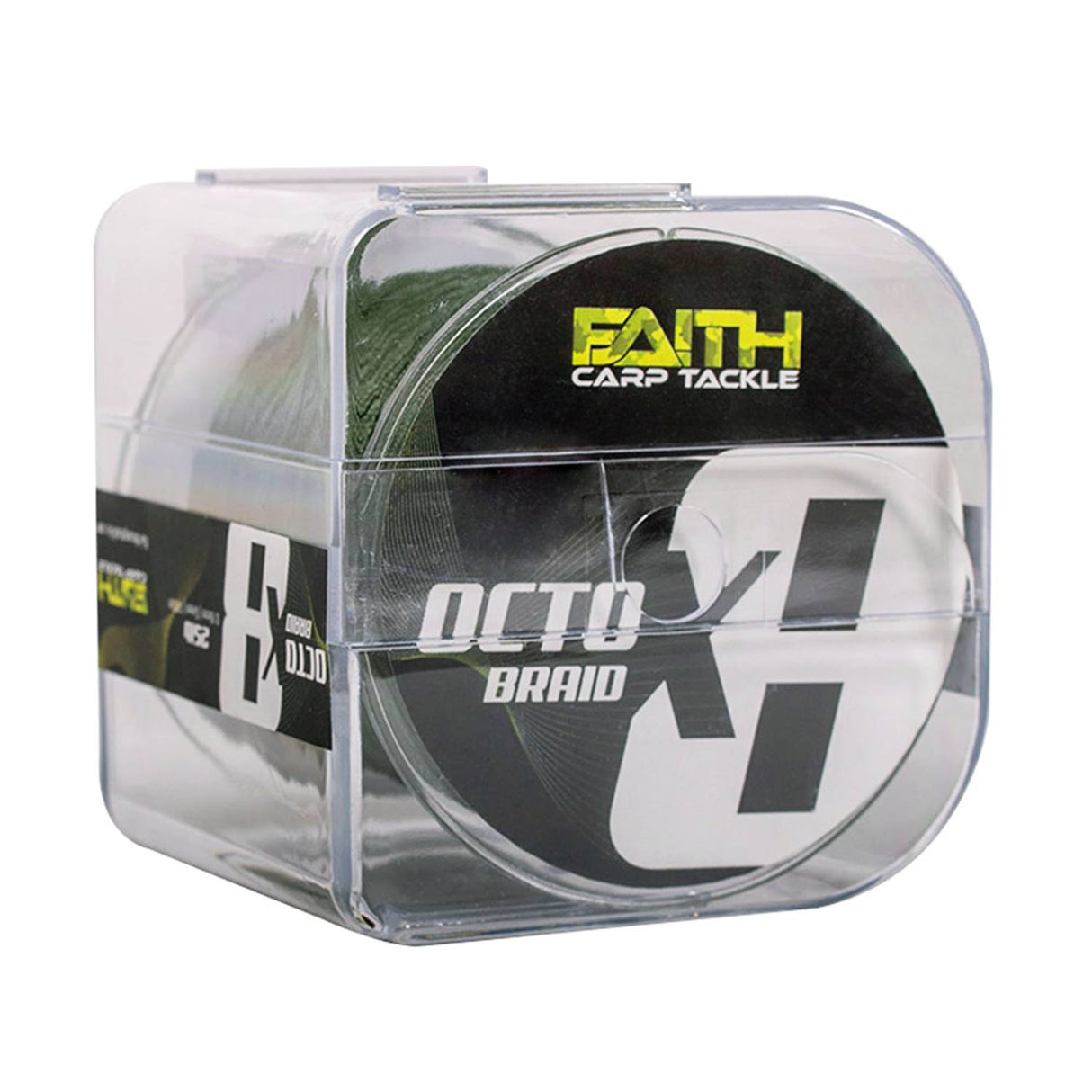 Faith OctoX 8 Braid, Geflochtene Schnur, Grün, 1000m