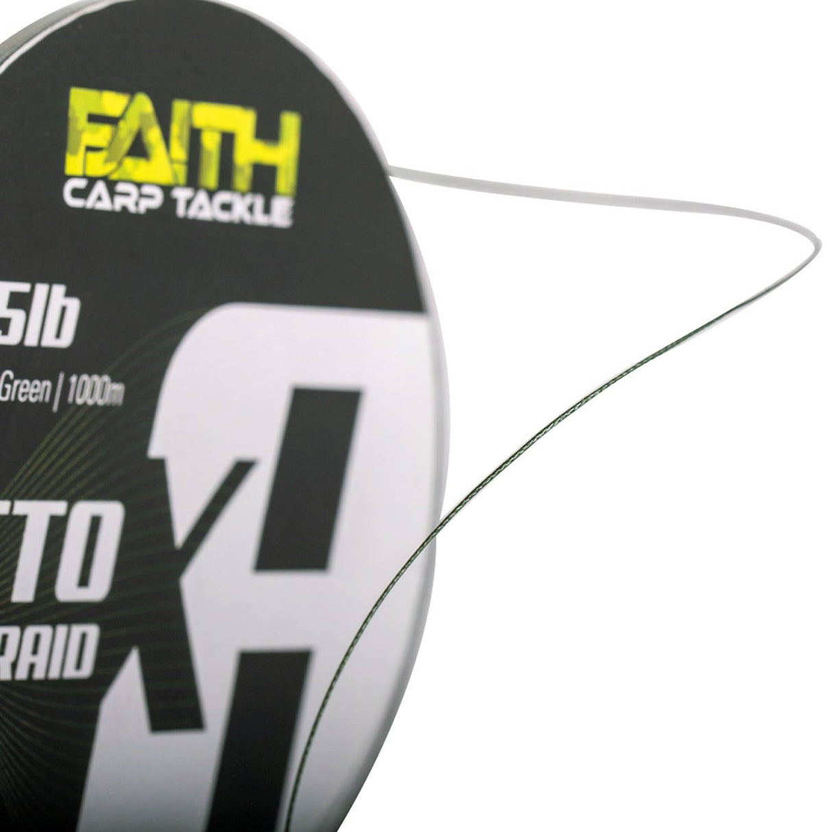 Faith OctoX 8 Braid, Geflochtene Schnur, Grün, 1000m