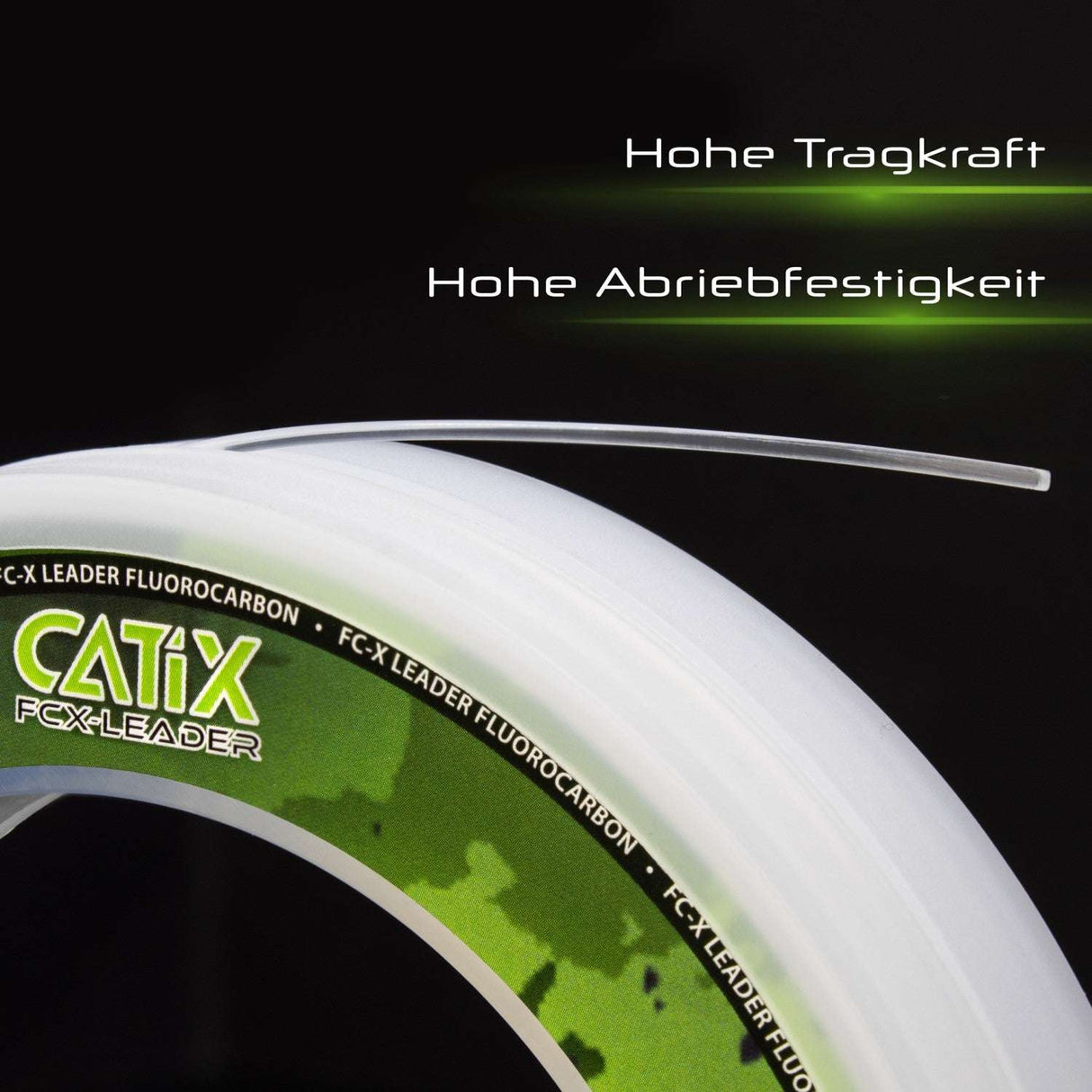 Catix Fluorocarbon Vorfachschnur 50m | 0,82mm, 37kg