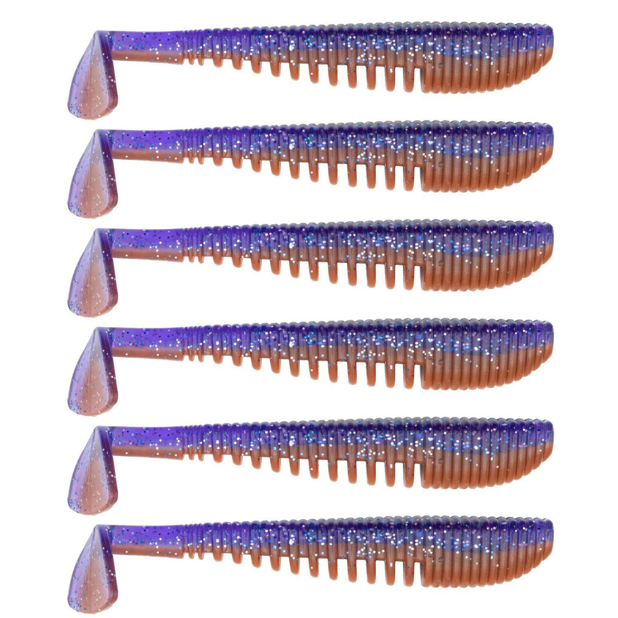 Senshu MG Shad Purple Orange - 7.5cm