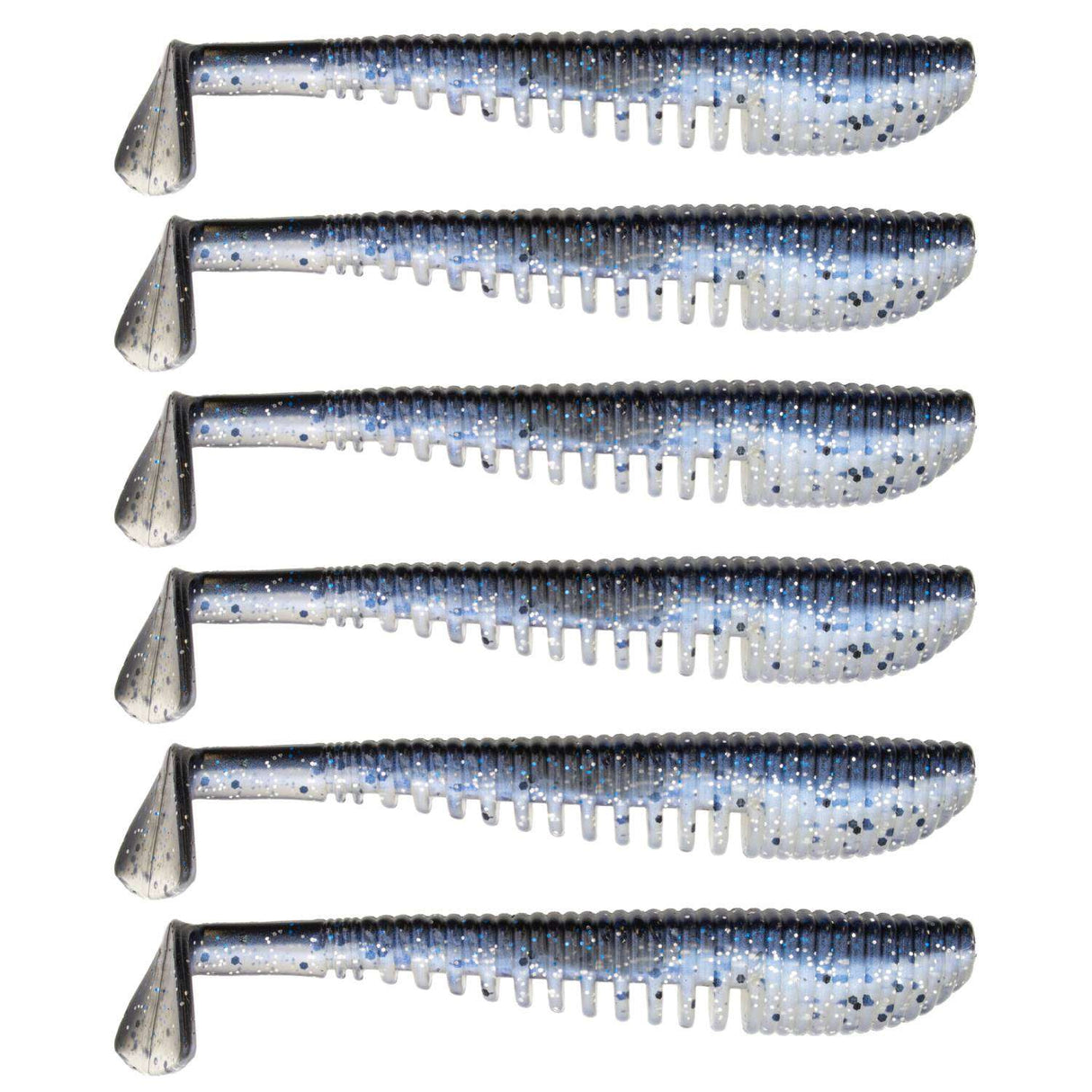 Senshu MG Shad Black Flash - 7.5cm