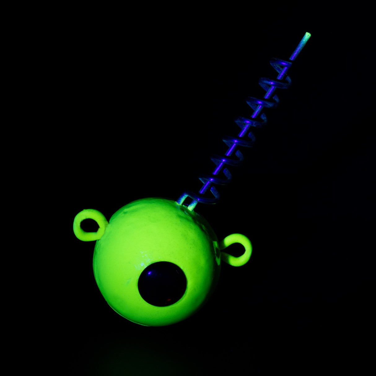Team Deep Sea Screw-in Jighead Glow Gelb