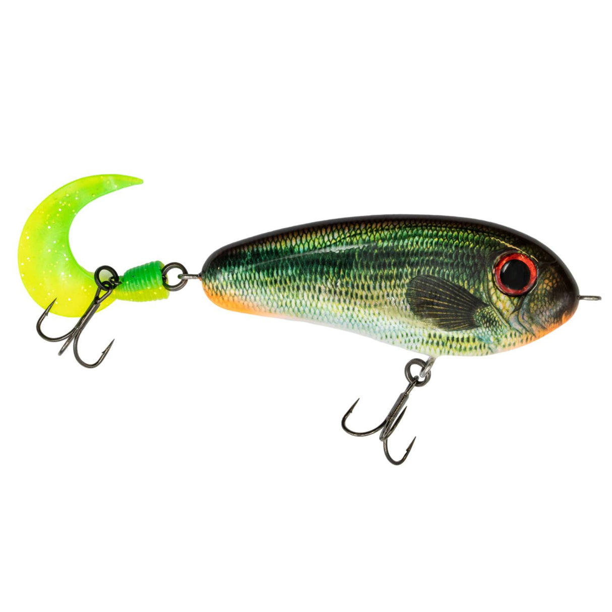 Senshu Tail Jerk Jerkbait Green Bass - 11.5cm