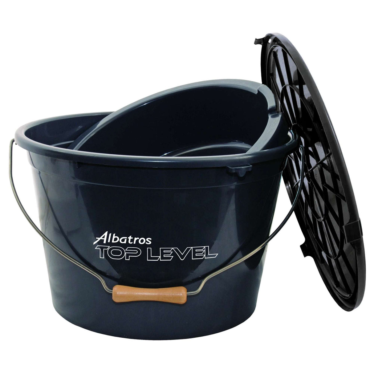 Albatros Toplevel Futtereimer + Schüssel 25 Liter