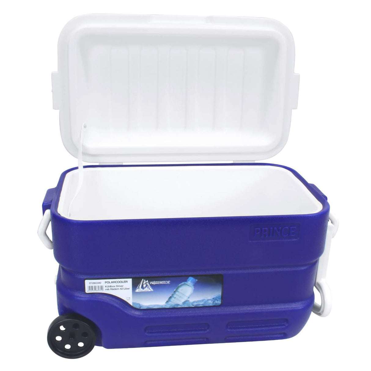 Waterside Polarcooler Kühlbox 42L – 52x31x28 cm mit Rollen