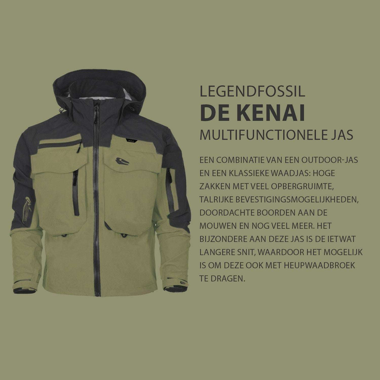Legendfossil Outdoorjacke Kenai - Wasserdichte Outdoorjacke