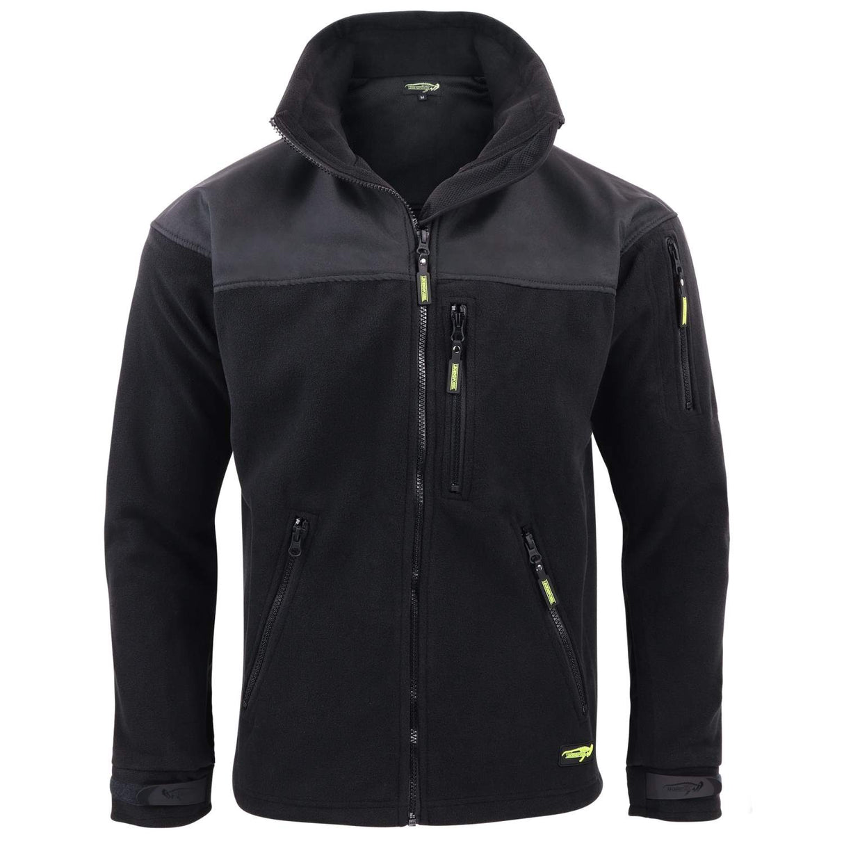 Legendfossil Fleecejacke Visby – Schwarz Grau