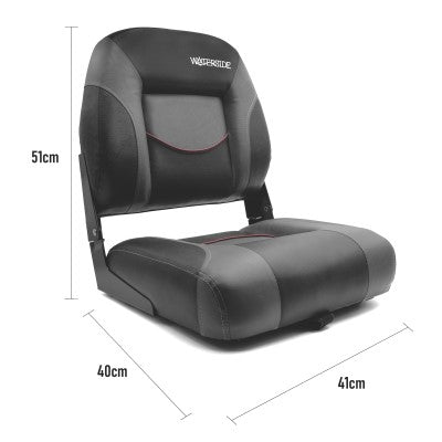 Waterside Luxus Bootssitz mit hoher Rückenlehne