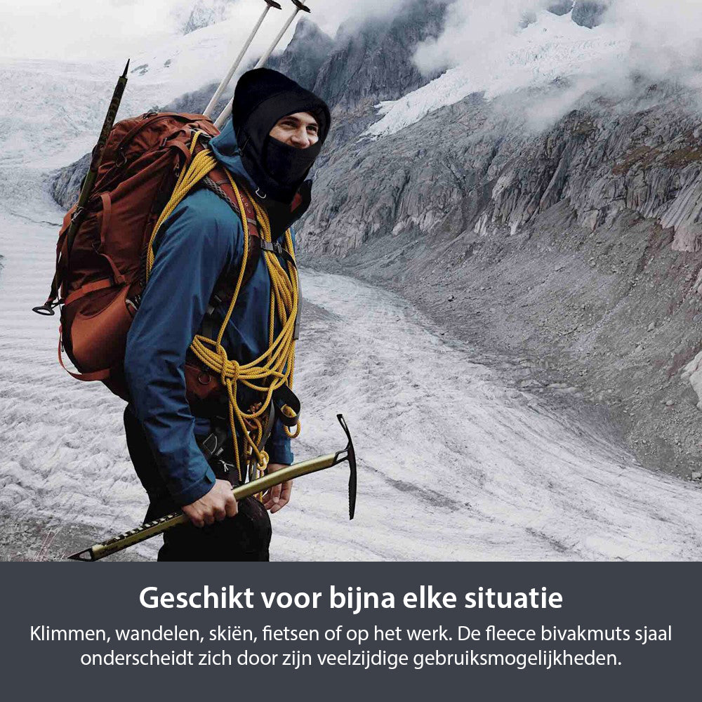 Legendfossil Fleece Sturmhaube – Schwarz