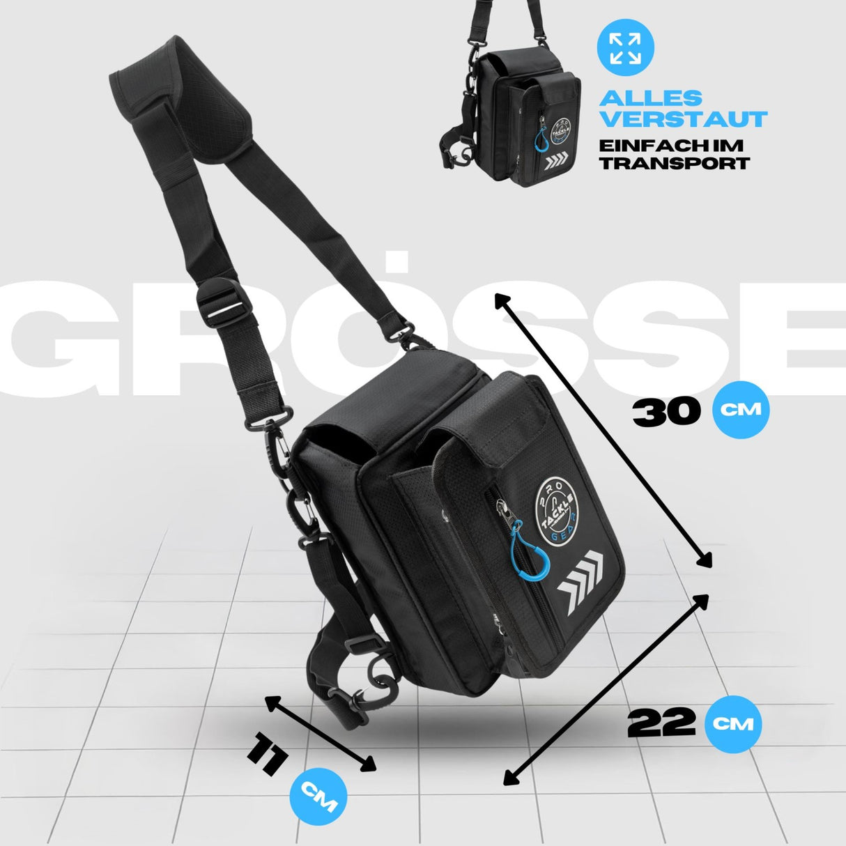 Pro Tackle STRIKE Beintasche