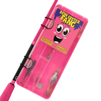 Eurocatch Allround Angelrute 1,65m - Pink - LED-Beleuchtung