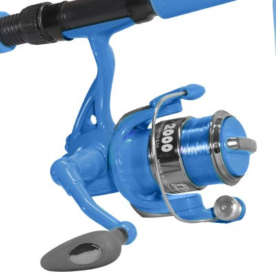 Eurocatch Allround Angelrute Set - Blau mit LED-Rolle