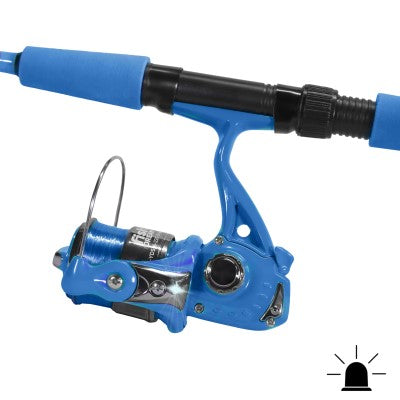 Eurocatch Allround Angelrute Set - Blau mit LED-Rolle