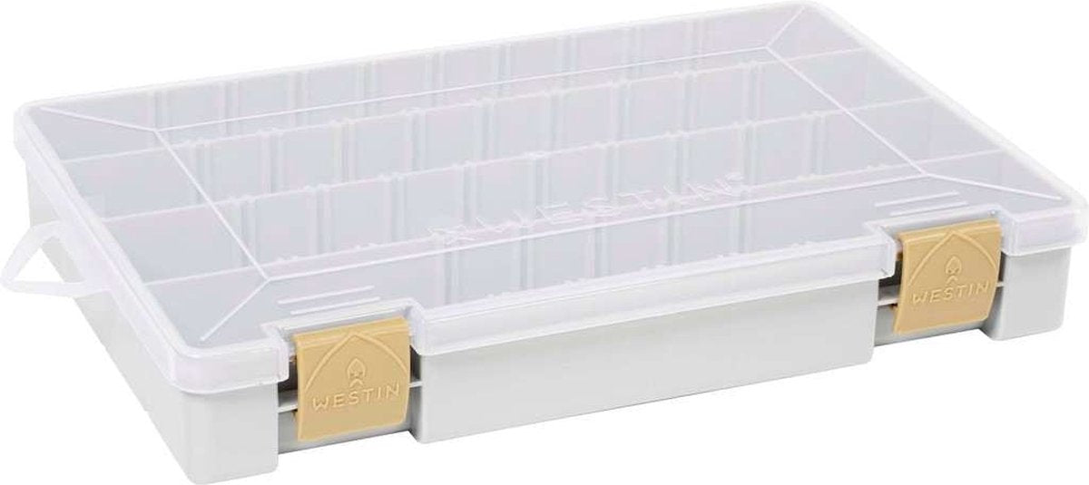 Westin W3 Tackle Box - Grau/Transparent