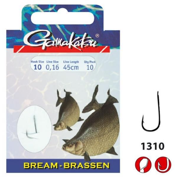Gamakatsu Booklet Bream Haken 1310N 45cm 16mm
