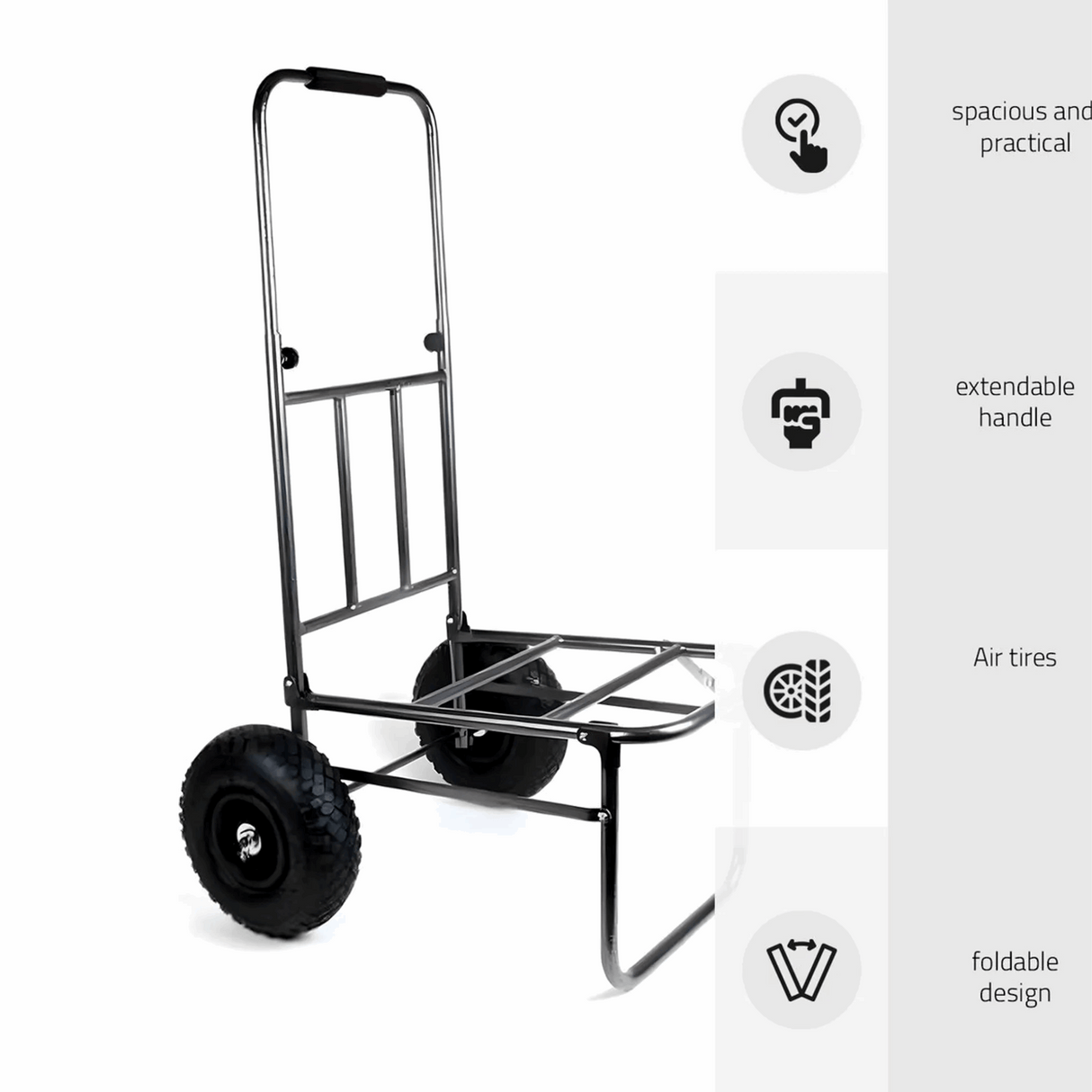 Eurocatch Transportwagen mit Ausziehgriff