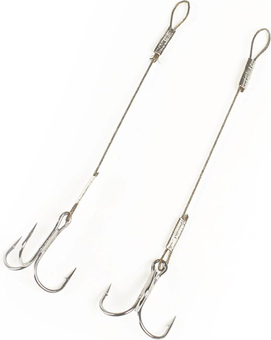 DLT Shad Stinger Fluoro Zusatzdrilling Gr. 1/0 14cm 2 Stk