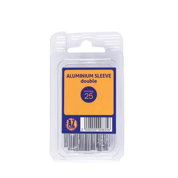 Blue Crab Alu Sleeves Double 1.7x18mm 25 Stk.