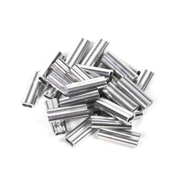 Blue Crab Alu Sleeves Double 1.5x18mm 25 Stk.