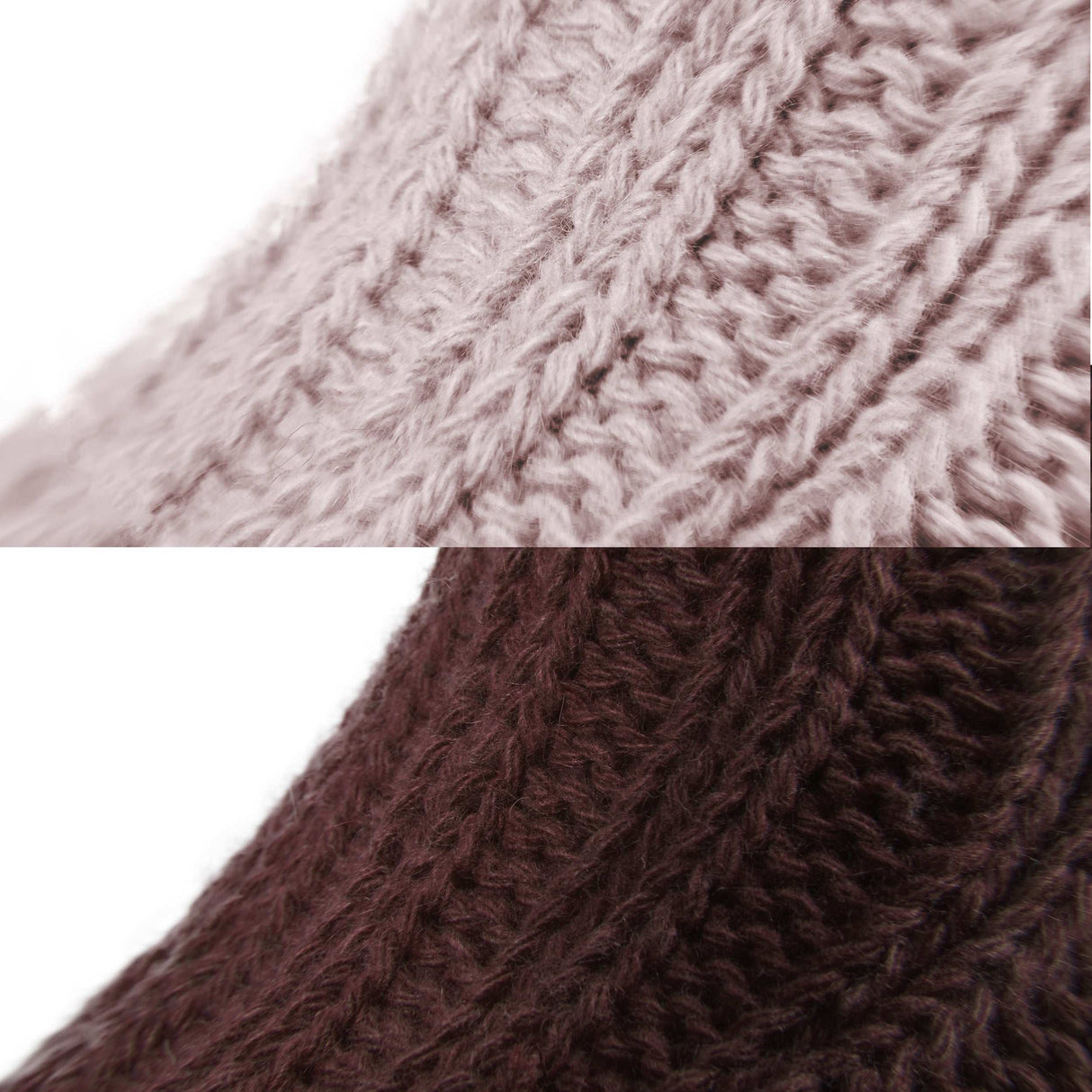 Brubaker 4 Paar Alpakasocken – Braun