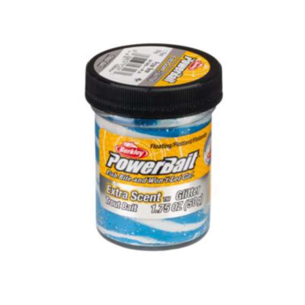 Berkley PowerBait Glitter Forellenteig – Schwimmender Köder