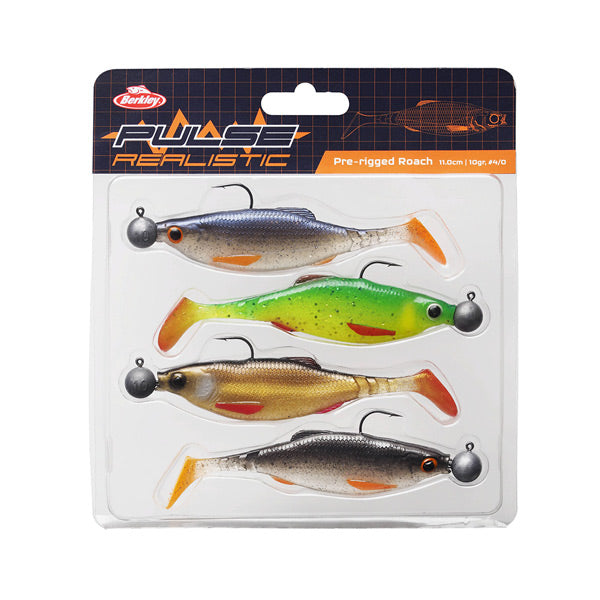 Berkley Pulse Realistic Plötze 4 Stk Shad 15cm