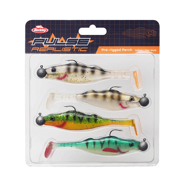 Berkley Pulse Realistic Barsch 4 Stk Shad 7cm