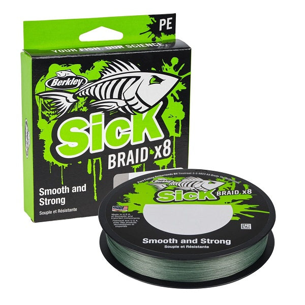 Berkley Sick Braid Moosgrün 150m 0.14mm - 150m