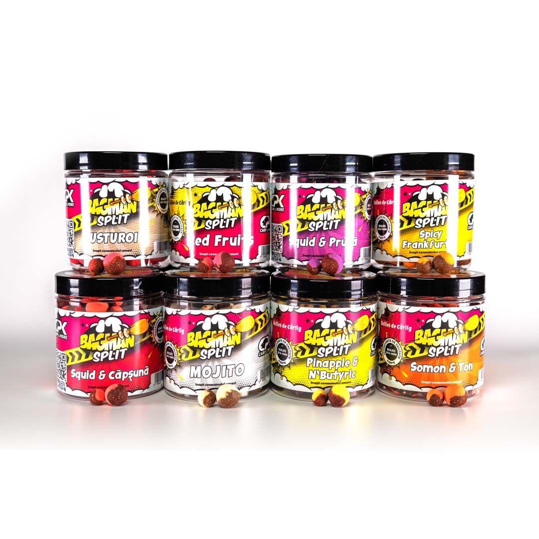 CPK Hookbait Boilies Bagman Split – 10/14 mm – 130 g Karpfenköder