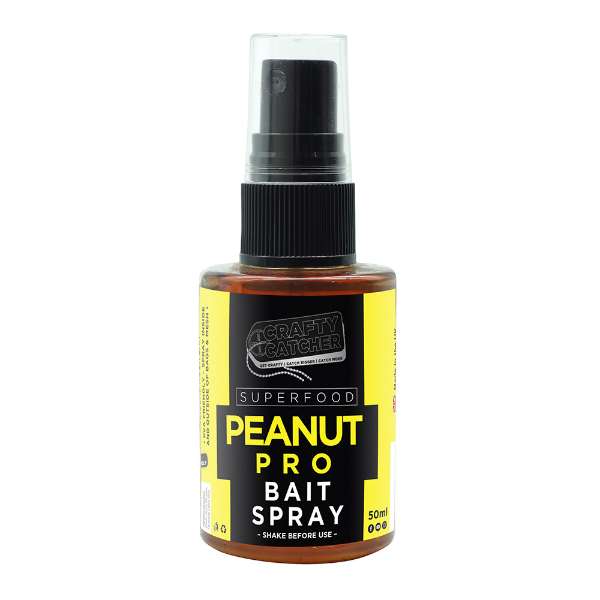 Crafty Catcher Bait Spray 50ml Peanut Pro