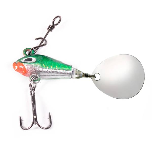 DLT Spinfish Spinner 7g Grün Grau