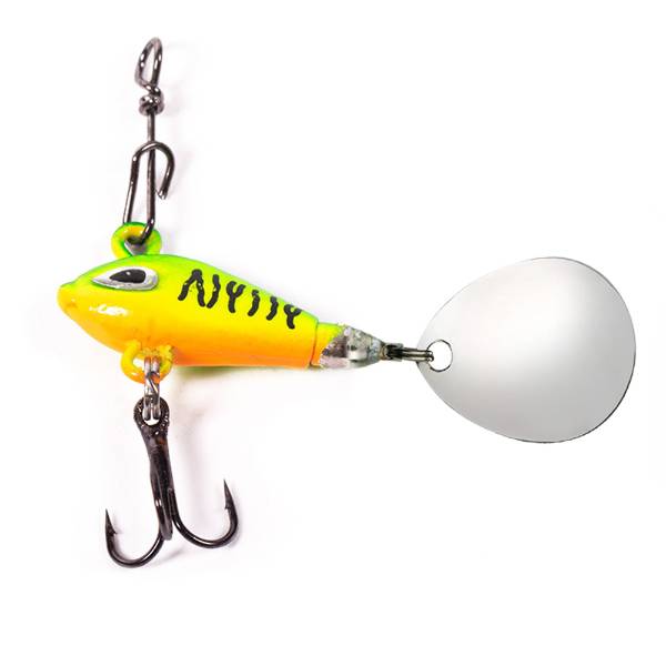 DLT Spinfish Spinner 7g Grün Gelb Orange