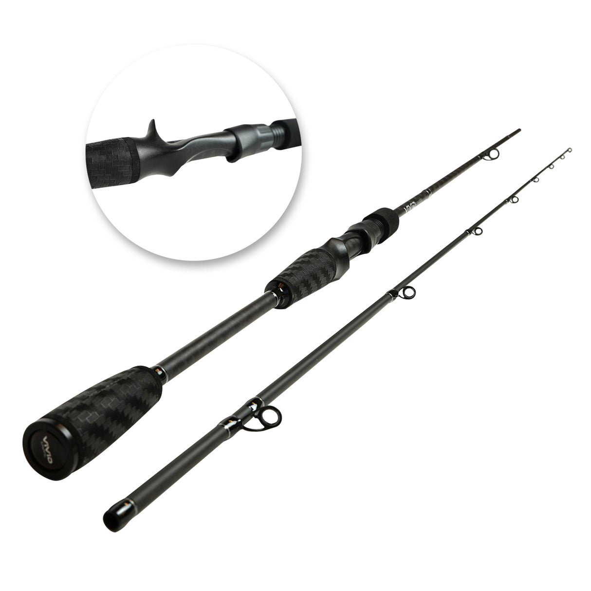 Ensemble de pêche au brochet Baitcast avec canne, moulinet, ligne, leurres et bas de ligne