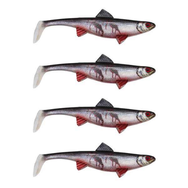 Senshu Real Fin Shad 8cm 4g 4er Set Bloody Baitfish