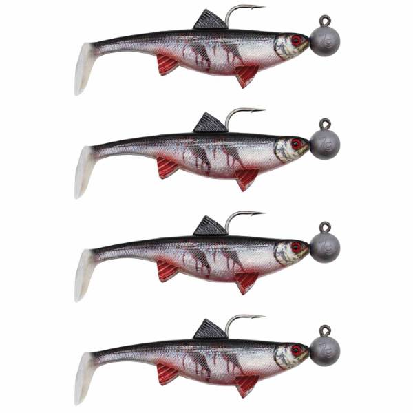 Senshu Real Fin Shad 8 Ready2Catch 8cm 11g 4er Bloody Baitfish