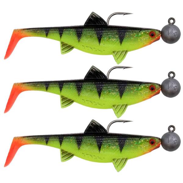 Senshu Real Fin Shad 12 Ready2Catch 12cm 25g 3er Shiny Tiger