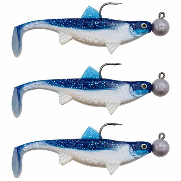 Senshu Real Fin Shad 12 Ready2Catch 12cm 25g 3er Flaky Blue