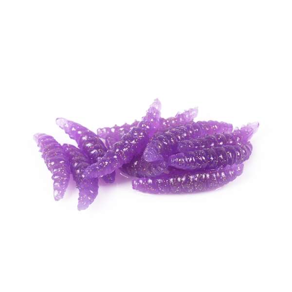 Libra Lures Larve 3,5cm 15er Set Purple Glitter