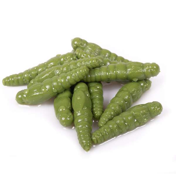 Libra Lures Largo Slim Larve 3,4cm 12er Set Olive