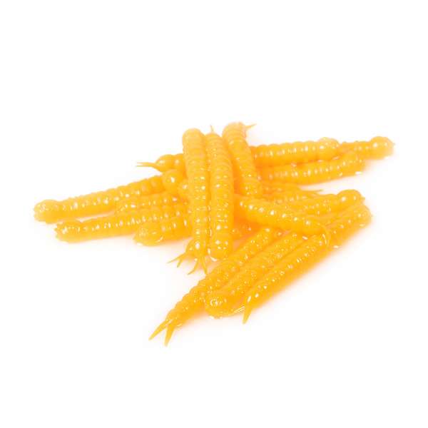 Libra Lures Slight Worm Silberperle 3,8cm 15er Dark Yellow