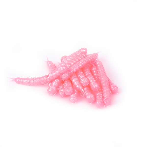 Libra Lures Slight Worm Silberperle 3,8cm 15er Pink Pearl