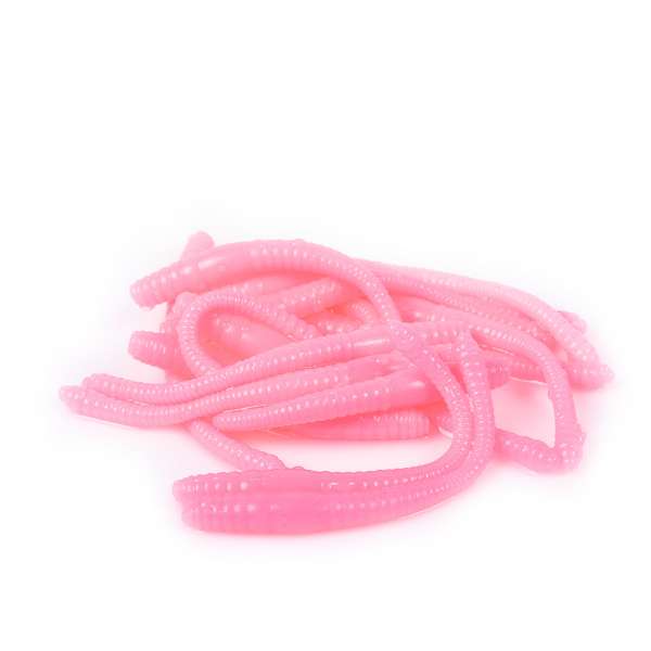 Libra Lures Dying Worm 7 cm | 15 Stk Bubble Gum