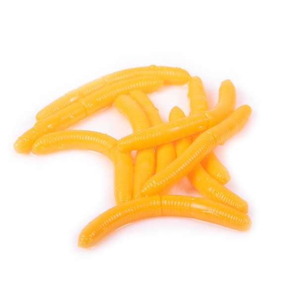 Libra Lures Fatty D'Worm 6,5 cm | 10 Stück Orange