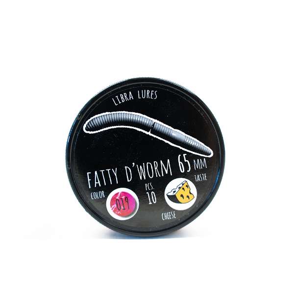 Libra Lures Fatty D'Worm 6,5 cm | 10 Stück