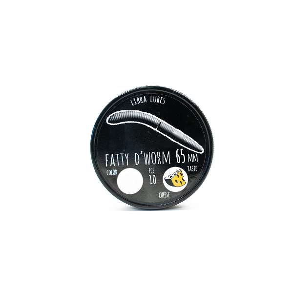 Libra Lures Fatty D'Worm 6,5 cm | 10 Stück