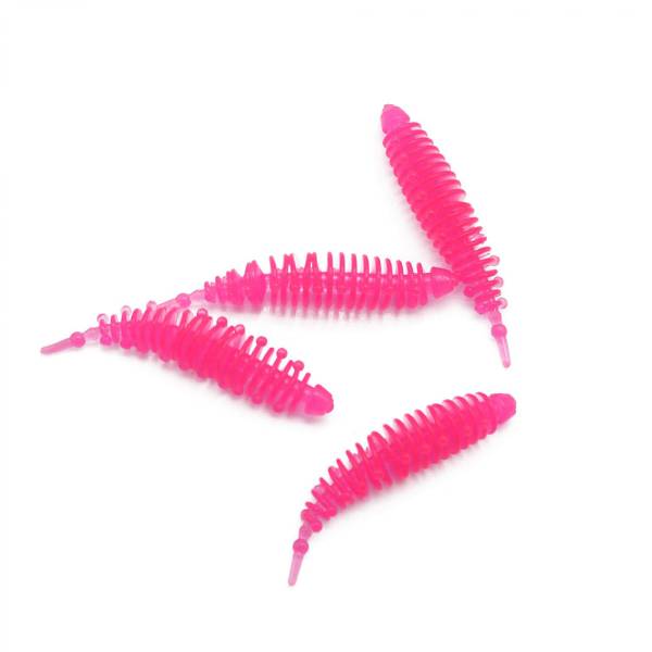 Troutlook Shaky Worms 6,0 cm Neon Pink