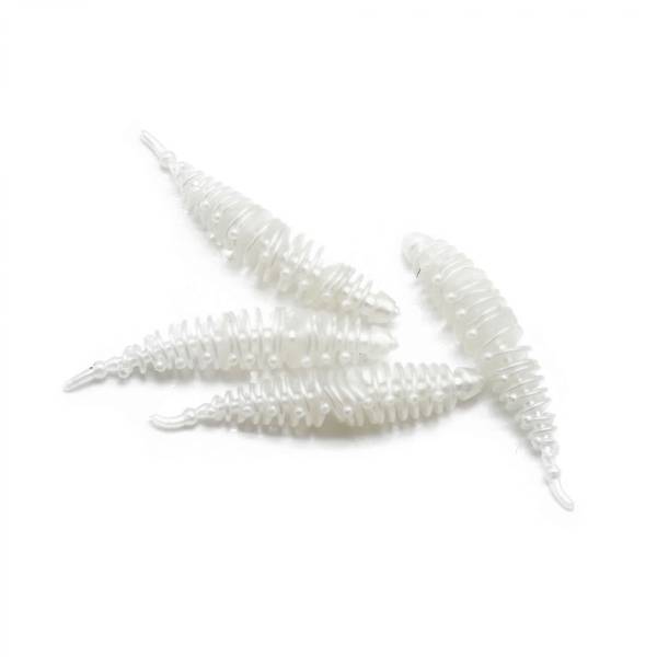Troutlook Shaky Worms 6,0 cm White