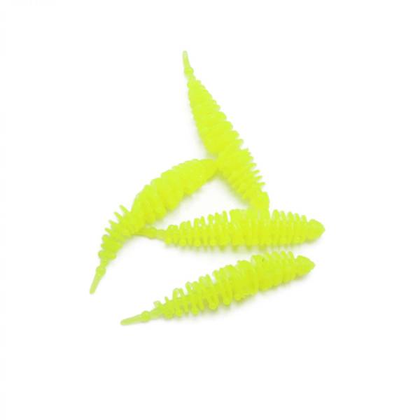 Troutlook Shaky Worms 6,0 cm Neon Chartreuse