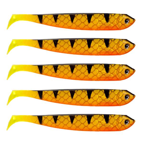 Eurocatch Fishing Zander Gummifisch Shad 12cm, 5 Stk UV Barsch - 12cm
