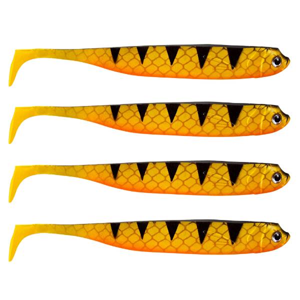 Eurocatch Fishing Zander Gummifisch Shad 12cm, 5 Stk UV Barsch - 15cm